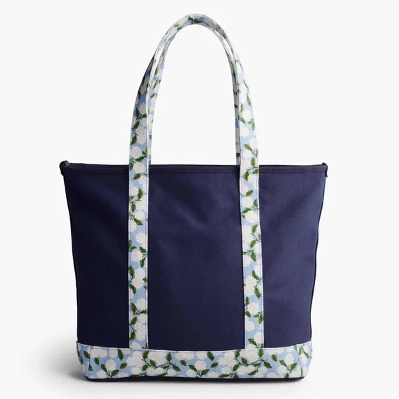 RIFLE PAPER CO. Canvas Carry All color HYDRANGEA - Picture 5 of 7